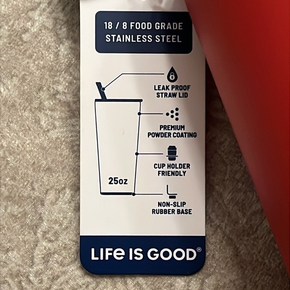 Brand New Life is Good Home for the Pawildays Red Christmas Tumbler Dog Thermos - Picture 4 of 14